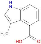 1H-Indole-4-carboxylic acid, 3-methyl-