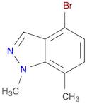 1H-Indazole, 4-bromo-1,7-dimethyl-