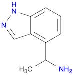1H-Indazole-4-methanamine, α-methyl-