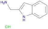 1H-Indole-2-methanamine, hydrochloride (1:1)