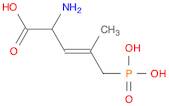 3-Pentenoic acid, 2-amino-4-methyl-5-phosphono-, (3E)-