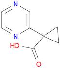 Cyclopropanecarboxylic acid, 1-(2-pyrazinyl)-