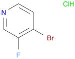 Pyridine, 4-bromo-3-fluoro-, hydrochloride (1:1)