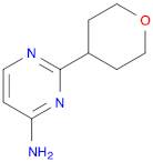 4-Pyrimidinamine, 2-(tetrahydro-2H-pyran-4-yl)-