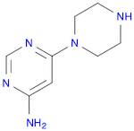 4-Pyrimidinamine, 6-(1-piperazinyl)-