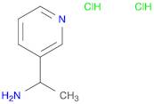3-Pyridinemethanamine, α-methyl-, hydrochloride (1:2)