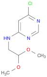 4-Pyrimidinamine, 6-chloro-N-(2,2-dimethoxyethyl)-