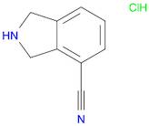 1H-Isoindole-4-carbonitrile, 2,3-dihydro-, hydrochloride (1:1)
