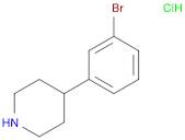 Piperidine, 4-(3-bromophenyl)-, hydrochloride (1:1)