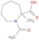 1H-Azepine-2-carboxylic acid, 1-acetylhexahydro-2-methyl-