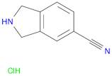 1H-Isoindole-5-carbonitrile, 2,3-dihydro-, hydrochloride (1:1)