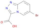 1,2,4-Triazolo[4,3-a]pyridine-3-carboxylic acid, 6-bromo-