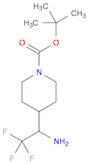1-Piperidinecarboxylic acid, 4-(1-amino-2,2,2-trifluoroethyl)-, 1,1-dimethylethyl ester