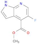 1H-Pyrrolo[2,3-b]pyridine-4-carboxylic acid, 5-fluoro-, methyl ester