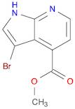 1H-Pyrrolo[2,3-b]pyridine-4-carboxylic acid, 3-bromo-, methyl ester