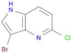 1H-Pyrrolo[3,2-b]pyridine, 3-bromo-5-chloro-