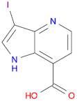 1H-Pyrrolo[3,2-b]pyridine-7-carboxylic acid, 3-iodo-