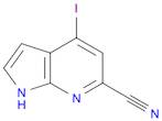 1H-Pyrrolo[2,3-b]pyridine-6-carbonitrile, 4-iodo-