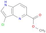 1H-Pyrrolo[3,2-b]pyridine-5-carboxylic acid, 3-chloro-, methyl ester