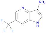 1H-Pyrrolo[3,2-b]pyridin-3-amine, 6-(trifluoromethyl)-