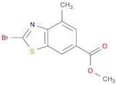 6-Benzothiazolecarboxylic acid, 2-bromo-4-methyl-, methyl ester