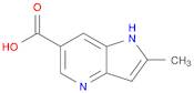 1H-Pyrrolo[3,2-b]pyridine-6-carboxylic acid, 2-methyl-