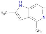 1H-Pyrrolo[3,2-c]pyridine, 2,4-dimethyl-