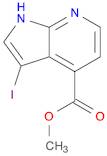 1H-Pyrrolo[2,3-b]pyridine-4-carboxylic acid, 3-iodo-, methyl ester