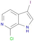 1H-Pyrrolo[2,3-c]pyridine, 7-chloro-3-iodo-