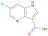 1H-Pyrrolo[3,2-b]pyridine-3-carboxylic acid, 6-chloro-