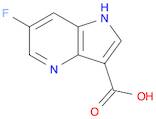 1H-Pyrrolo[3,2-b]pyridine-3-carboxylic acid, 6-fluoro-