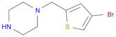 Piperazine, 1-[(4-bromo-2-thienyl)methyl]-