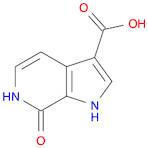 1H-Pyrrolo[2,3-c]pyridine-3-carboxylic acid, 6,7-dihydro-7-oxo-