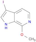 1H-Pyrrolo[2,3-c]pyridine, 3-iodo-7-methoxy-