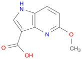 1H-Pyrrolo[3,2-b]pyridine-3-carboxylic acid, 5-methoxy-