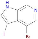 1H-Pyrrolo[2,3-c]pyridine, 4-bromo-3-iodo-
