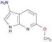 1H-Pyrrolo[2,3-b]pyridin-3-amine, 6-methoxy-