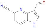 1H-Pyrrolo[3,2-b]pyridine-5-carbonitrile, 3-formyl-