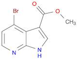 1H-Pyrrolo[2,3-b]pyridine-3-carboxylic acid, 4-bromo-, methyl ester