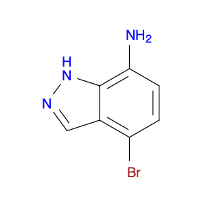 1H-Indazol-7-amine, 4-bromo-