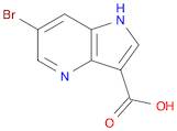 1H-Pyrrolo[3,2-b]pyridine-3-carboxylic acid, 6-bromo-