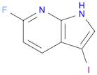 1H-Pyrrolo[2,3-b]pyridine, 6-fluoro-3-iodo-