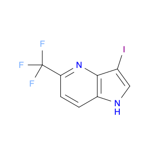 1H-Pyrrolo[3,2-b]pyridine, 3-iodo-5-(trifluoromethyl)-