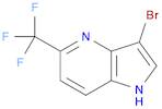 1H-Pyrrolo[3,2-b]pyridine, 3-bromo-5-(trifluoromethyl)-