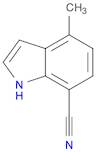 1H-Indole-7-carbonitrile, 4-Methyl-