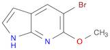1H-Pyrrolo[2,3-b]pyridine, 5-bromo-6-methoxy-
