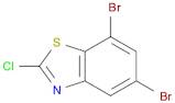 Benzothiazole, 5,7-dibromo-2-chloro-