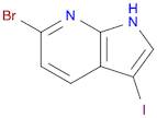 1H-Pyrrolo[2,3-b]pyridine, 6-bromo-3-iodo-