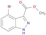1H-Indazole-3-carboxylic acid, 4-bromo-, methyl ester