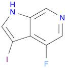 1H-Pyrrolo[2,3-c]pyridine, 4-fluoro-3-iodo-